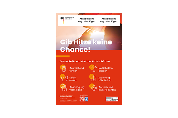 Poster "Gib Hitze keine Chance!"