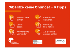 Gib Hitze keine Chance! – 6 Tipps